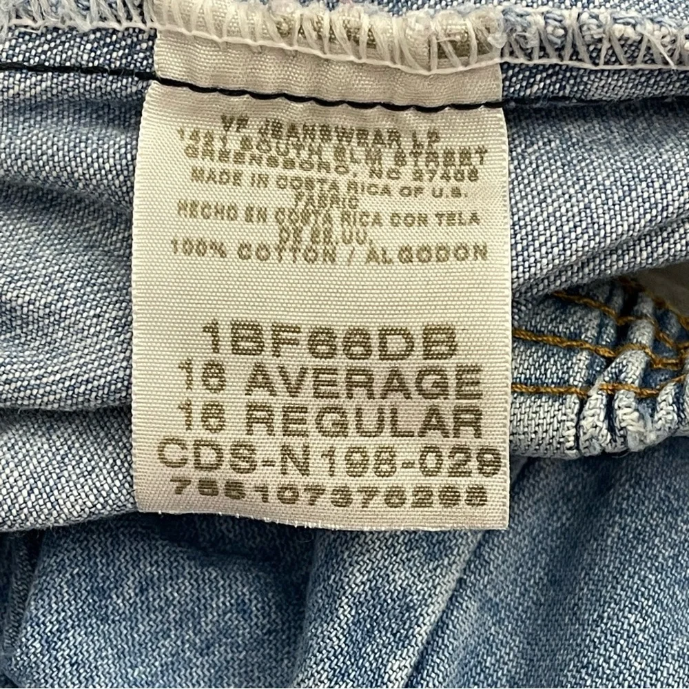 BRITTANIA, WOMENS DENIM PULL ON JEANS. SIZE 16 R, GOOD CONDITION, PREOWNED